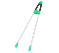 Jiuvaso Ramasse-déchets Pince Ramasse-déchets Ergonomique Prise Antidérapante Outil Grabber Tige Allongée En Alliage D'Aluminium Tête Souple Adaptée pour Usag, Vert