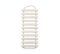 Jiuvaso Rampe d'Escala pour Chat avec Structure en Bois et Cor Sisal Offrant Un Hamac et Un Pont pour Jouer et Dormir, Échelle Souple d'escalade 50 cm (Peut Servir de Pont Suspendu)