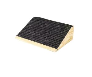 Jiuvaso Rampe d'escalade pour Animaux Rampe Chien Rampe Chat Passerelle Plan Incliné Antidérapant en Bois Surface Grainée Inclinaison 26° 70 Kg Adaptée à la, 30cm X 26cm X 15cm