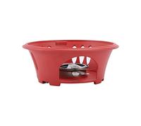 Jiuvaso Réchaud de Camping Portable avec Support, Système de Cuisson pour Réchaud de Camping à Liquide, Réchaud à Alcool pour Usage Commercial et de Randonnée