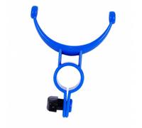 Jiuvaso Repose Perche avec Pince Support Canne à Pêche Maintien sans Mains Berceau Courbé Poignée Serrage Noire Adapté Pêche en Étang Rivière Loisir, Bleu, Petit - Diamètre 2,2 × 10 × 7,7