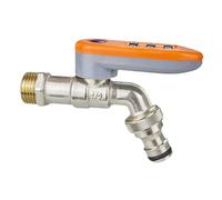 Jiuvaso Robinet D'extérieur en Laiton avec Serrure à Combinaison, Code Initial 000, Filetage 1/2".