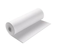 Jiuvaso Rouleau de mousse artisanale pour cosplay, feuille de caoutchouc néoprène EVA pour costume de cosplay, Blanc