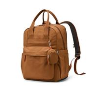 Jiuvaso Sac à à Langer Sac à Couches Sac de Maternité Rangement Organisé avec Grande Ouverture et Poches Latérales Fermetures Zippées Pratiques Adapté aux, Orange, Orange