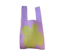 Jiuvaso Sac à Main Femme Polyester Bandoulière Tote Fleurs Multifonction Pochettes Léger Convenable pour Achats Loisirs, Vert