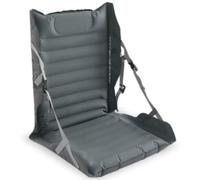 Jiuvaso Siège Gonflable Extérieur Coussin Chaise Dossier Tapis Appui Dos Appui Dorsal Ajustable pour S’asseoir Plus Longtemps avec Moins de Pression Léger et, Array, Gris Foncé