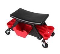 Jiuvaso Siège Service Automobile Tabouret Roulant Mobilité Atelier Rangement Travailler Confort Ergonomique Tiroir Support Solide Adapté Entretien Véhicule Garage Maison