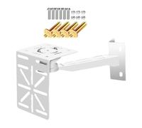 Jiuvaso Support Caméra Surveilllance avec Support Mural Adaptateur Universel Bras Réglable Structure Métallique Solide Adapté à La Entreprise Ma, Montage sur Poteau Vertical