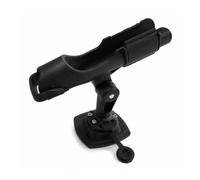 Jiuvaso Support de Canne à Pêche Support Canne Porte-Cannes Réglable Articulé Base à Démontable Matériau Plastique Anti- Fixation Directe sur Coque Adapté à Barque Annexe Kayak de Pêche