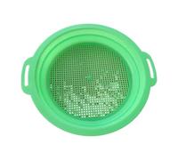 Jiuvaso Tamis à Sable pour Jouets de Plage, Tamis D'exploitation Minière, Jouet de Creusement, Jeu, Bac à Sable, Tamis de Plage pour Fêtes En Plein Air, Vert
