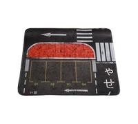 Jiuvaso Tapis de souris antidérapant en alliage moulé sous pression 1:64, modèle de voiture, parking, 30,5 x 25,4 cm, mini garage souterrain