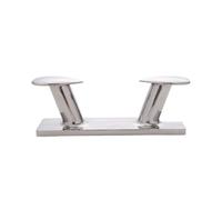 Jiuvaso Taquet d'Amarrage Marin Taquet Pièce de Pont Compacte Montée à Plat Finition Lisse Sécurité des Cordages Pendant Les Manoeuvres Adapté à Kayak
