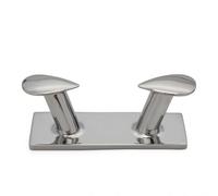Jiuvaso Taquet d'Amarrage Marin Taquet Pièce de Pont Compacte Montée à Plat Finition Lisse Sécurité des Cordages Pendant Les Manoeuvres Adapté à Kayak