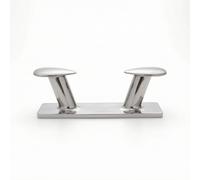 Jiuvaso Taquet d'Amarrage Marin Taquet Pièce de Pont Compacte Montée à Plat Finition Lisse Sécurité des Cordages Pendant Les Manoeuvres Adapté à Kayak
