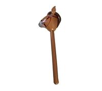 Jiuvaso Tête de Cheval Gonflable, Jouets, Tête de Cheval, Accessoire, Décoration de Fête, Accessoire de Performance, Brun