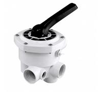 Jiuvaso Tête Vanne Multivoies à Sortie Latérale Robuste Vanne Filtre à 6 Ergonomique,