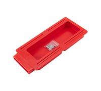 Jiuvaso Tiroir pour machine à coudre industrielle, outil facile à utiliser, conteneur coulissant pratique et portable pour pièces de rechange, Rouge