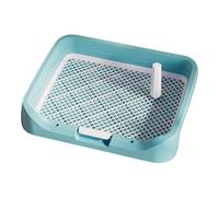 Jiuvaso Toilet de Chien Bac de Toilettage de Chiot Plaque de Formation Pan Grille PP Convient pour Les Petits Moyens Chiens et Lapins à L'Intérieur à La, Vert
