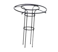 Jiuvaso Treillis Obélisque de Jardin Tuteur Plantes Grimpantes Échelle à Fleurs Support Vignes Forme Parapluie Acier Convient Balcon Jardin Patio, Noir