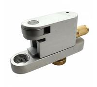 Jiuvaso Violin Inlay Marker Outil Guide de Coupe Purfling Ajustable pour Fabrication d'Instruments Corps en Alliage d'Aluminium Laiton Adapté à Luthier Guitare Atelier Réparation, Argent