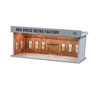 Jiuvaso Vitrine de présentation de modèle de voiture à l'échelle 1/64, ornement avec décor lumineux, mini garage pour véhicule, accessoire de mise en