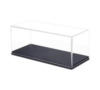 Jiuvaso Vitrine de Présentation En Acrylique Transparente pour Modèle de Voiture 1/32, Boîte de Rangement de Protection