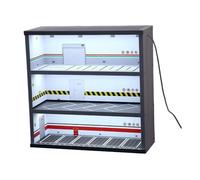 Jiuvaso Vitrine pour Voiture Miniature à L'échelle 1/64, Garage, Modèle Réduit En Alliage, Présentoir à Jouets