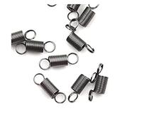 jiuxinyun Petit ressort de Tension en acier inoxydable, avec crochet, longueur du ressort de traction de 6 Mm, extensible à 30MM, 10 pièces