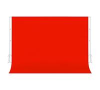 jiuzcare Fond Photo 1.5x2m Toile Polyester Backdrop Studio Photo Vidéo pour Photographie Portrait Produit E-Commerce Youtube Shooting Contenu Créatif (Rouge)