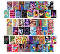 jiuzcare Set de Cartes Postales 50 pièces Carte Postale Sans Texte Vœux vierges Decorative Postales Vintages avec Différents Motifs Cadeau D'amour D'amitié Vie Motivation D'anniversaire, M9015