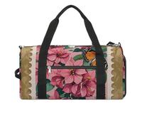 Jiuzhong Ge Hua And Butterfly Sac de sport pour homme et femme, sac fourre-tout imperméable, grand sac de sport pour voyage et entraînement