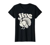 Jive Turkey Day - Action de grâces Meme Retro 1970s Slang T-Shirt Graphique avec Valeur