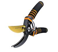 JiveSnip Premium Ciseaux de Jardin en Titane - Cisailles de Taille Bypass Professionnelles pour Plantes, Haies et Fleurs