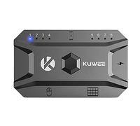 JIVIMOCO Bluetooth Hub USB 5.0 Convertisseur de Clavier et Souris avec câble vers Adaptateur de hub sans Compatible avec 8 appareils pour Tablette, Ordinateur Portable, Mobile