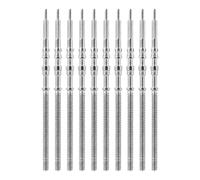 JIVIMOCO Lot de 10 tiges de montre à mouvement en acier pour montre NH35 NH36 NH38 NH39, Argenté.