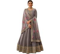 JIVRAJ FASHION Prête à porter indienne pakistanaise longue Anarkali Shalwar Kameez costumes femmes porter des robes de mariée spéciales Eid Anarkali Salwar Kameez robe robe, lavande, Taille unique