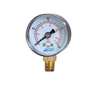 JIVTO manomètre sec, 1-1/2" dia, 0-160 Psi, 0-11 Bar, 1/8" BSPT montage inférieur, fenêtre PC