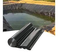 JIwqDY Bache Bassin Epdm 5x6m Bâche pour Bassin 0.2mm Doublure D'étangs Bâches D'étang de Membrane de Jardin pour Bassin Koi, Fontaines (Color : Black, Size : 9x15m)