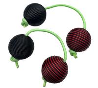 Jiwyunlu Boules shaker africaines, rythmes africains Aslatua Shakers - Percussion à main africaine Shaker Rattle,Instrument Kashaka, hochet shaker africain pour concert de fête sur scène