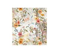 Jiwyunlu Film pour vitrail,Film de confidentialité pour fenêtre Arc-en- Verre bloquant Le Soleil pour confidentialité Statique | de fenêtre bloquant Les UV à Motif Floral pour Le Salon, la