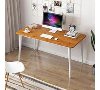 JixCJHj Bureau d'ordinateur, Table de Bureau ，Informatique Tables d'Étude ，Bureaus Ordinateur，Montage Facile,Stabilité Maximale，pour Télétravail, Salon,(Oak,100 * 50cm(39 * 20in))