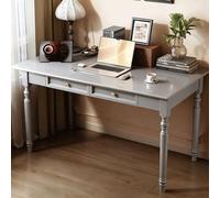 JixCJHj Bureau d'ordinateur, Tables de Bureaus ，Informatique Table d'Étude，avec tiroirs, Montage Facile, Robuste，pour Etudier Travailler Chambre Domicile(Gray,100 * 60cm(39 * 24in))