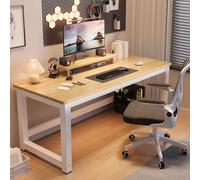 JixCJHj Bureau Gaming/Rangement/Ordinateur/Bois,Stabilité Maximale & Nettoyage Facil,Montage Facile,pour Etudier Travailler Chambre Domicil,Design Modern(1,140 * 60cm(55 * 24in))
