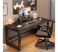 JixCJHj Bureau Gaming/Rangement/Ordinateur/Bois,Stabilité Maximale & Nettoyage Facil,Montage Facile,pour Etudier Travailler Chambre Domicil,Design Modern(4,100 * 60cm(39 * 24in))