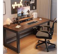 JixCJHj Bureau Gaming/Rangement/Ordinateur/Bois,Stabilité Maximale & Nettoyage Facil,Montage Facile,pour Etudier Travailler Chambre Domicil,Design Modern(3,160 * 60cm(63 * 24in))