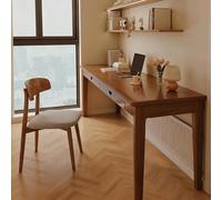 JixCJHj Bureau Informatique, Bureaus Gaming de Jeu，Table gamings，Desk，avec tiroirs, Montage Facile,Stabilité Maximale，Table pour Etudier, Jouer et Travailler(Walnut,120 * 40cm(47 * 16in))