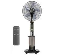 JixCJHj Misting Fan, 3 Wind Speeds Misting Standing Fan, with Timer & Remote Control for Indoor, Outdoor, Garage, Patio, Living Room