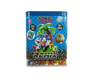 Jixelz Remix Ile Sonic Et Anneaux 1250 Pièces - Alliez Puzzle Et Pixel ! Bleu TU