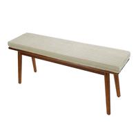 JIXINHEKEJI Coussin De Banc en Velours Côtelé, Coussin De Siège Antidérapant De 2 Po D'épaisseur pour Coussin De Siège De Banc en éponge Haute Densité in(Size:100×40×5cm (39×16×2in),Color:Gris Clair)