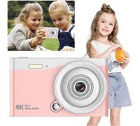 jixopn Caméra de vlogging 4K pour débutants, mise au point automatique, photographie HD, caméra self